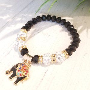 Valentines Day Gift Crystal Bracelet with Charms